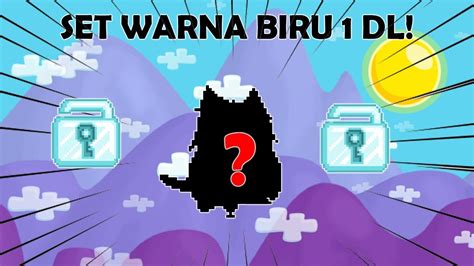 Set Warna Biru Dl Growtopia Set Growtopia Indonesia Youtube