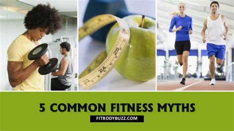 5 Common Fitness Myths You Should Know About