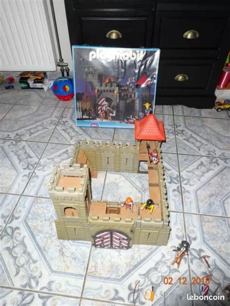 Playmobil Ch Teau Fort M Di Vale Moyen Age Playmobil Bon Eta