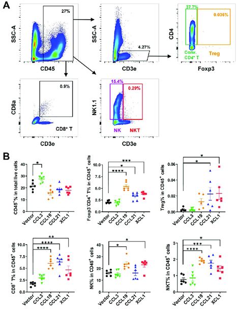 Facs Analysis Of Tumor Infiltrating Lymphocytes In Mc Tumor Model A