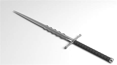 Wavy Sword 5 3D model | CGTrader