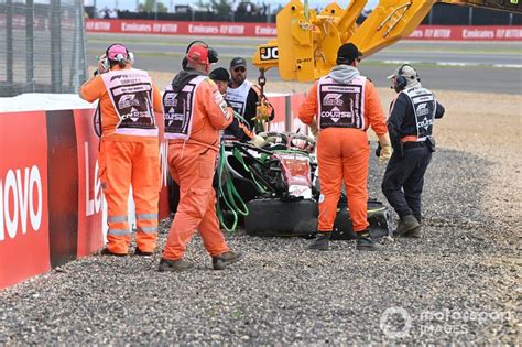 Gallery Zhou Guanyu S British F Gp Crash In Photos