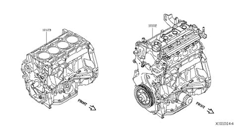 Bare & Short Engine - 2018 Nissan Versa Sedan