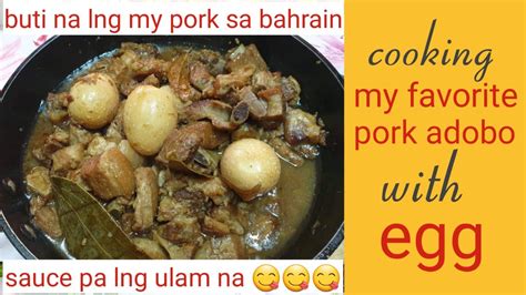 PORK ADOBO AY GRABE ANG SARAP ISANG KALDERONG KANIN TAOB YouTube