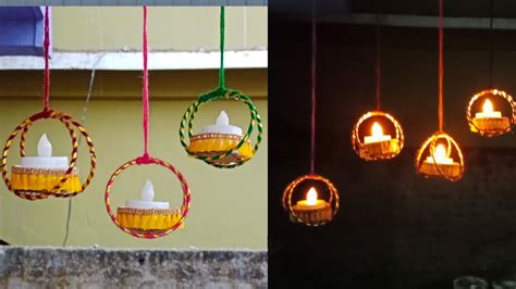 Diwali Decoration Ideas With Waste Bangles Best Out Of Waste Diwali