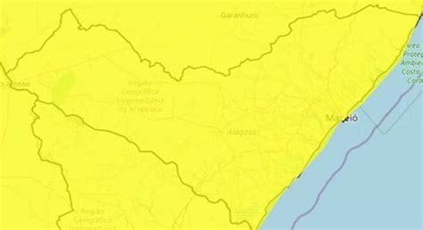 Inmet Emite Novo Alerta De Chuva Intensa Para Todas As Cidades De Alagoas