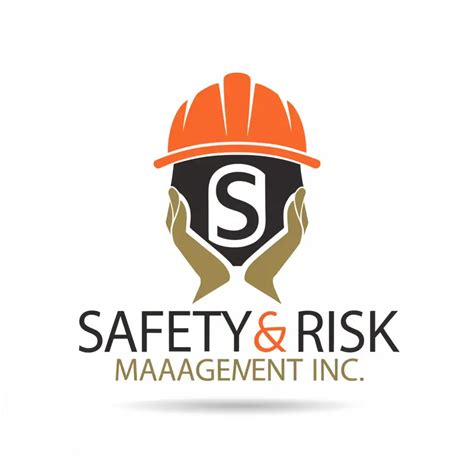 Logo Design For Safety And Risk Management Inc Safety Helmet S Hand