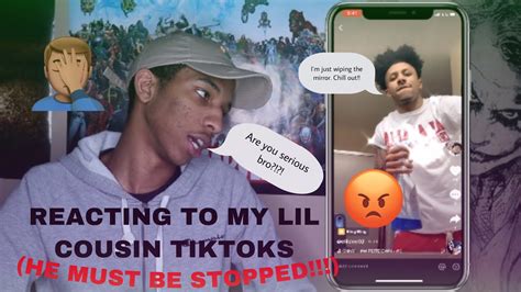 Reacting To My Lil Cousin Tiktoks He Must Be Stopped Youtube