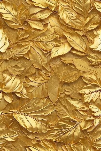 Gold Leaf Pattern 3d Images Free Download On Freepik