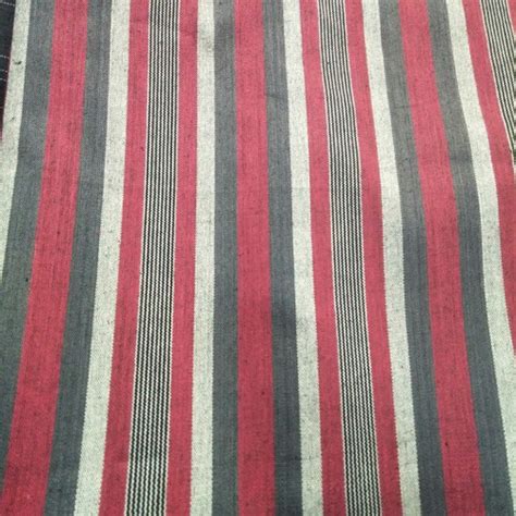 Jual Bahan Kain Tenun Lurik Atbm Abu Salur Merah Adat Jogja Solo