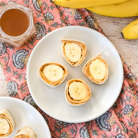 Peanut Butter Banana And Honey Tortilla Roll Ups Safeway