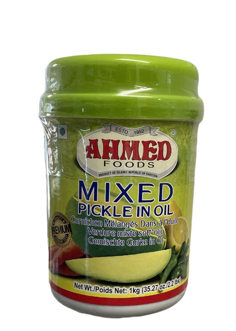 Ahmed Mixed Pickles 1kg ZakiAsianFoods