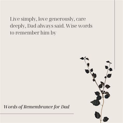 40 Short Words Of Remembrance For Dad To Post Online In Memory Of A Dad Memory T™