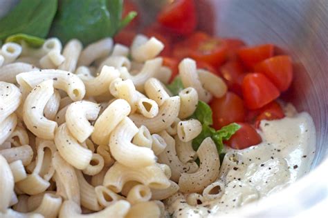 Pasta Salad With Cashew Ricotta Cheese Neuroticmommy