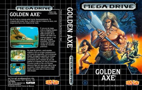 Golden Axe Mega Drive Tectoy