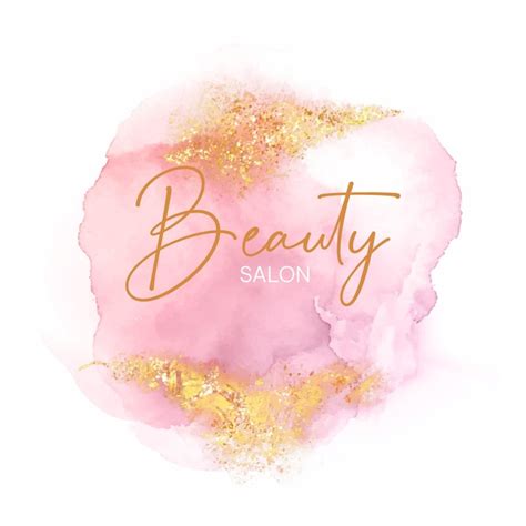 Premium Vector Elegant Gold And Pink Logo Design