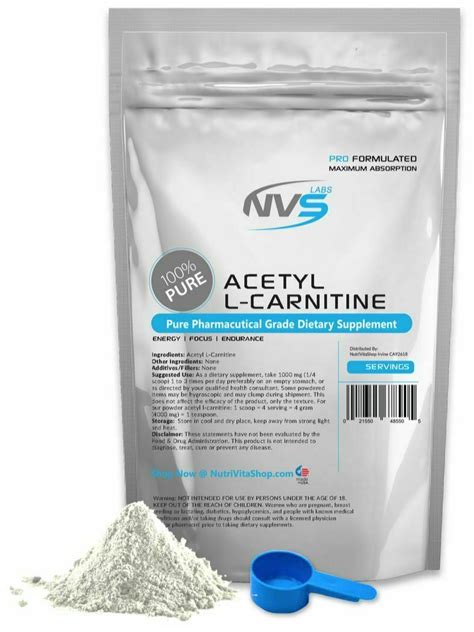 ALCAR Powder (Acetyl L-Carnitine) Brain & | BeamZen