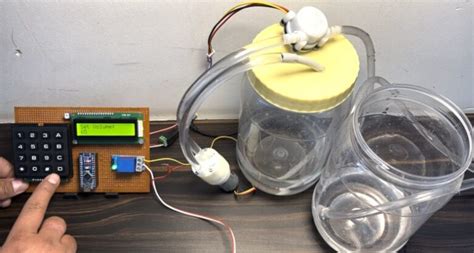 Diy Water Filling Machine Using Flow Sensor And Arduino