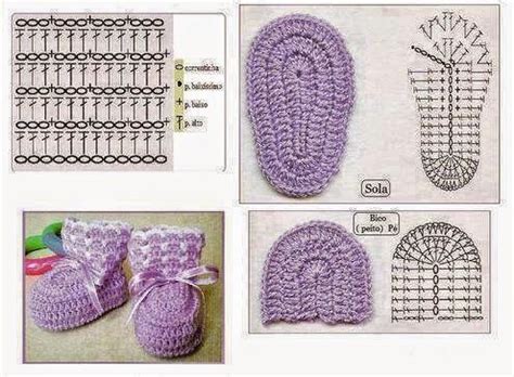 Botitas En Pasos Zapatitos Tejidos A Crochet Botines Para Beb De