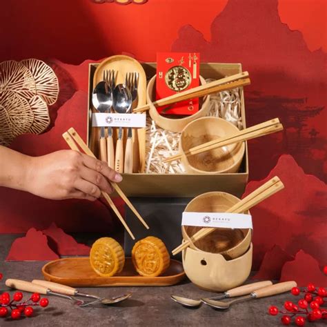 Hampers Imlek Jingmi Hampers CNY 2024 FREE Card Ucapan Dekayu