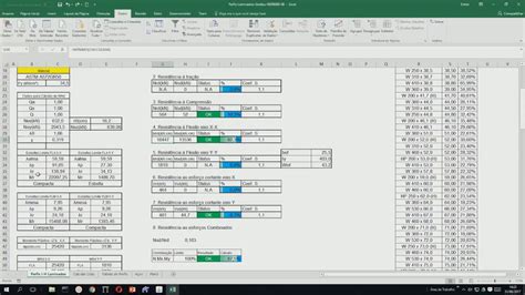 Planilha automática para cálculo de Estruturas Metálicas Perfis