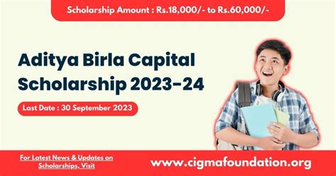 Aditya Birla Capital Scholarship 2023 Providing Education