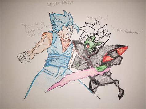 Vegito Vs Zamasu | Anime Stellar Amino