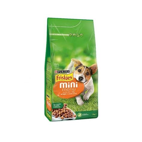 FRISKIES CHIEN MINI MENU POULET ET LEGUMES 2KG Tunisie