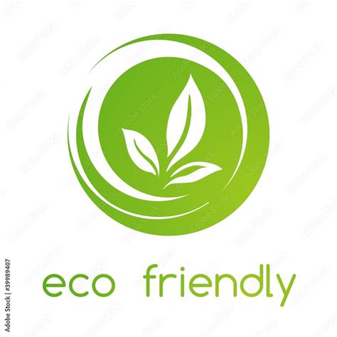 Leaves Green Eco Friendly Business Logo Design Stock Vector Adobe Stock