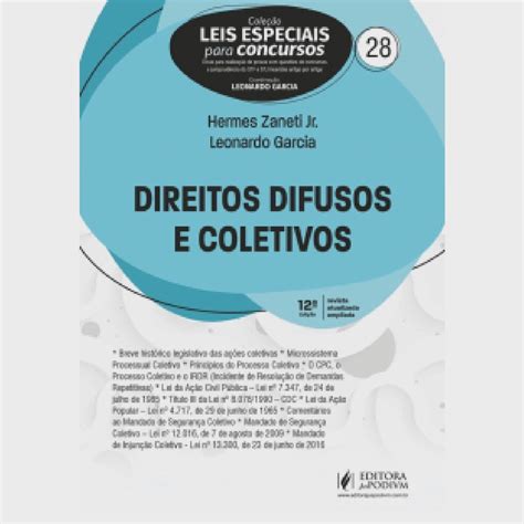 Leis Especiais Para Concursos Volume 28 Direitos Difusos E