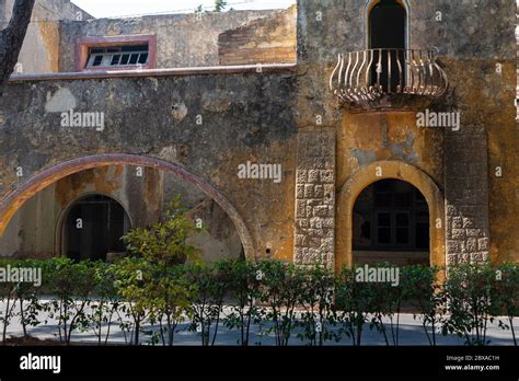 Italian Sanatorium Ruins In Eleousa Rhodes Stock Photo Alamy