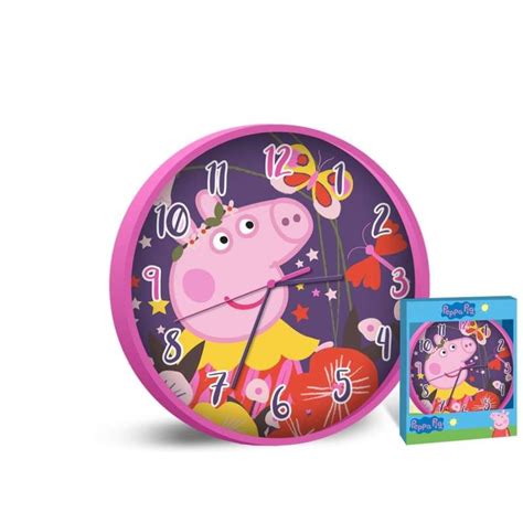 Peppa Pig Wall Clock 25 Cm Germany New The Wholesale Platform