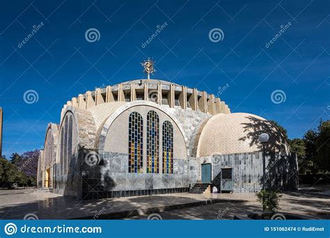 Iglesia De Nuestra Se Ora St Mary De Zion Axum Etiop A Foto De Archivo