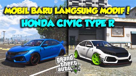 Sultan Upin Ipin Modif Mobil Balap Honda Civic Type R Full Modif Gta