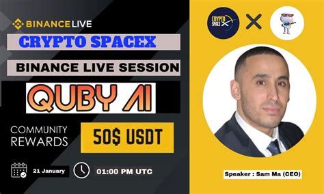 Ama Crypto Spacex With Quby Ai Binance Live