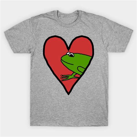 My Valentine Frog Man I Love Frogs By Ellenhenryart Valentine Frog