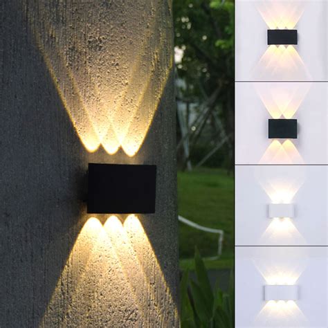 Nordic Wall Lamp Led COB Waterproof Aluminum Outdoor Indoor Up Down ...