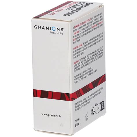 Granions® Shampoing Solide Certifié Bio Beauté And Vitalité 80 G