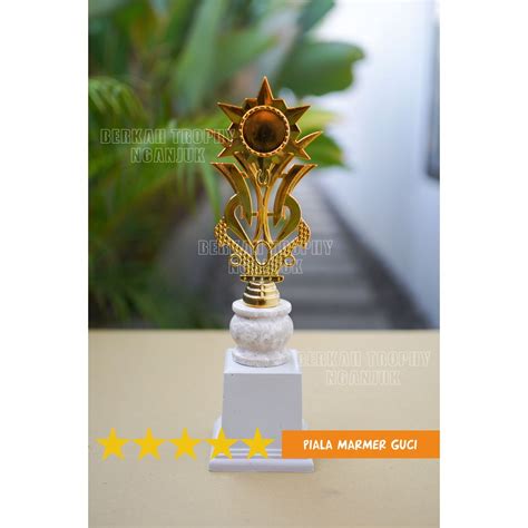 Jual Piala Marmer Murah Piala Tatakan Putih Shopee Indonesia