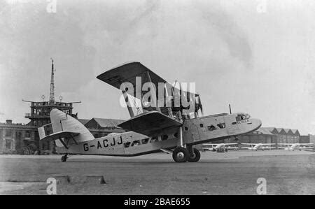 Short L17 Scylla G ACJJ Of Imperial Airways Stock Photo Alamy