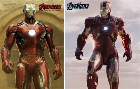 Mark 45 From Age of Ultron Vs Mark 7 from The Avengers : Marvel