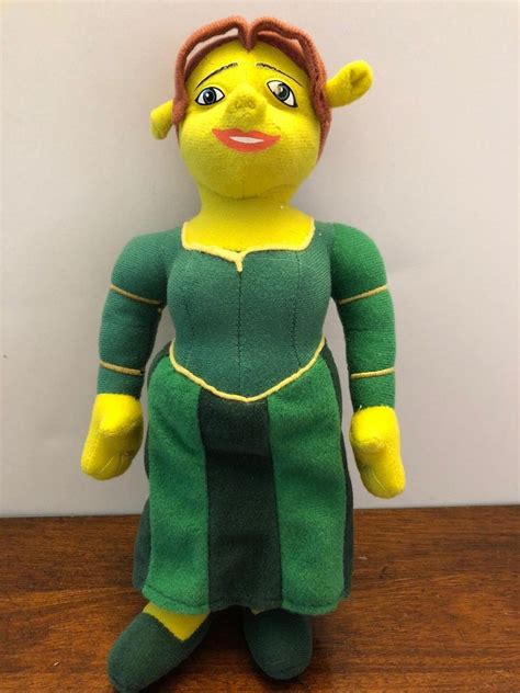 Shrek 2 Princess Fiona Plush Doll 12 Inch Wife Ogre Nanco Green Dress 1965850610