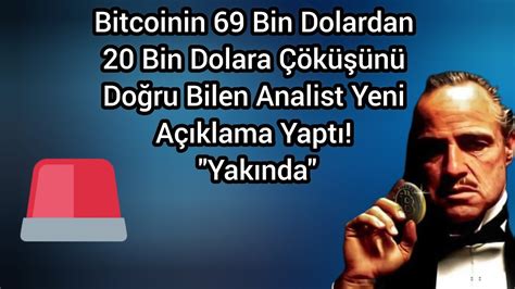 Bitcoinin Bin Dolardan Bin Dolara K N Do Ru Bilen Analist