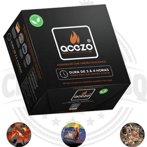 Briquete Acezo Carvao Ecologico Caixa 3kg Brasa Forte Full MercadoLivre