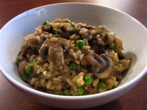 One More Taste: Mega Mushroom Risotto with Peas and Parmesan