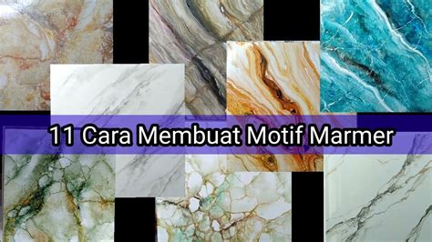 Ide Dan Cara Membuat Motif Marmer Idn Rujukan News