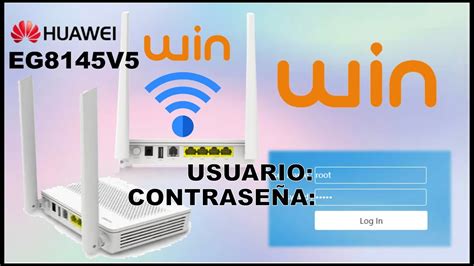 Como cambiar el usuario y contraseña de mi router Huawei EG8145V5 WIN