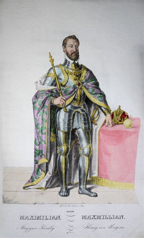 Massimiliano Ii D Asburgo Imperatore Del Sacro Romano Impero Em