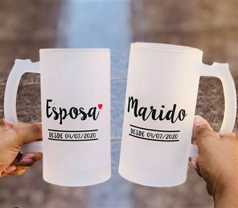 Kit Canecas De Chopp De Vidro Jateado Personalizada Elo