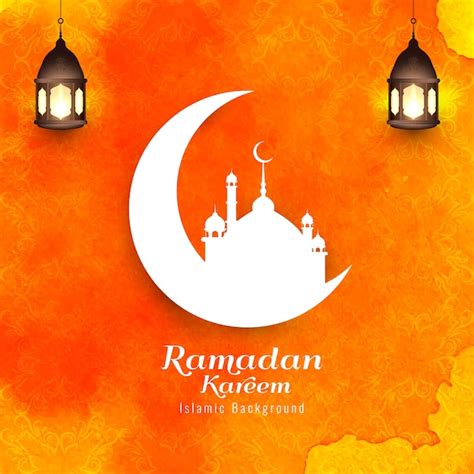 T Ng H P Background Ramadhan Orange C C M U P Cho Quan Ni M T N Gi O